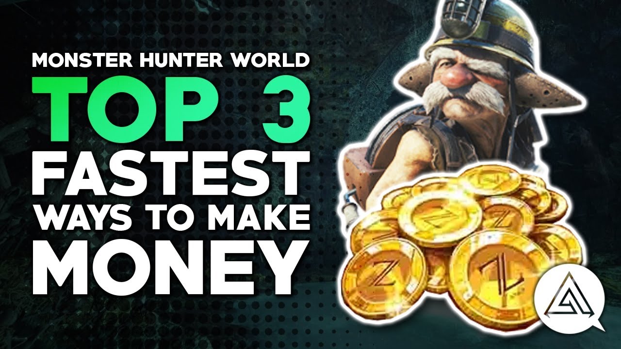 monster hunter world arekkz gaming top 3 fastest ways to make money