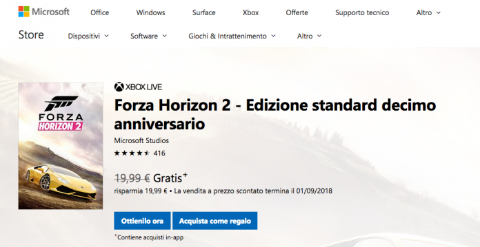 Нужен ли xbox live gold для forza horizon