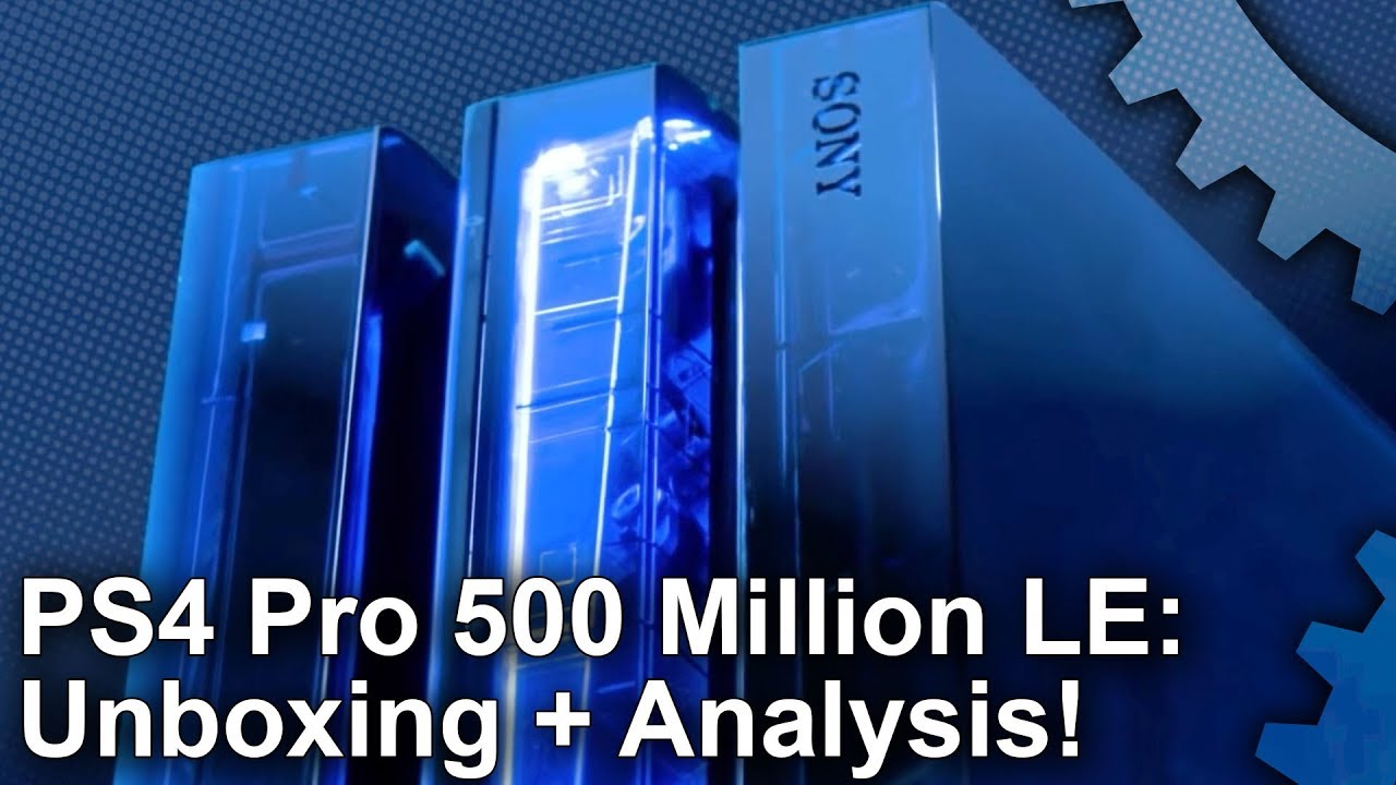 Playstation 4 PRO: Video unboxing per l’edizione limitata che festeggia i 500 milioni di Console