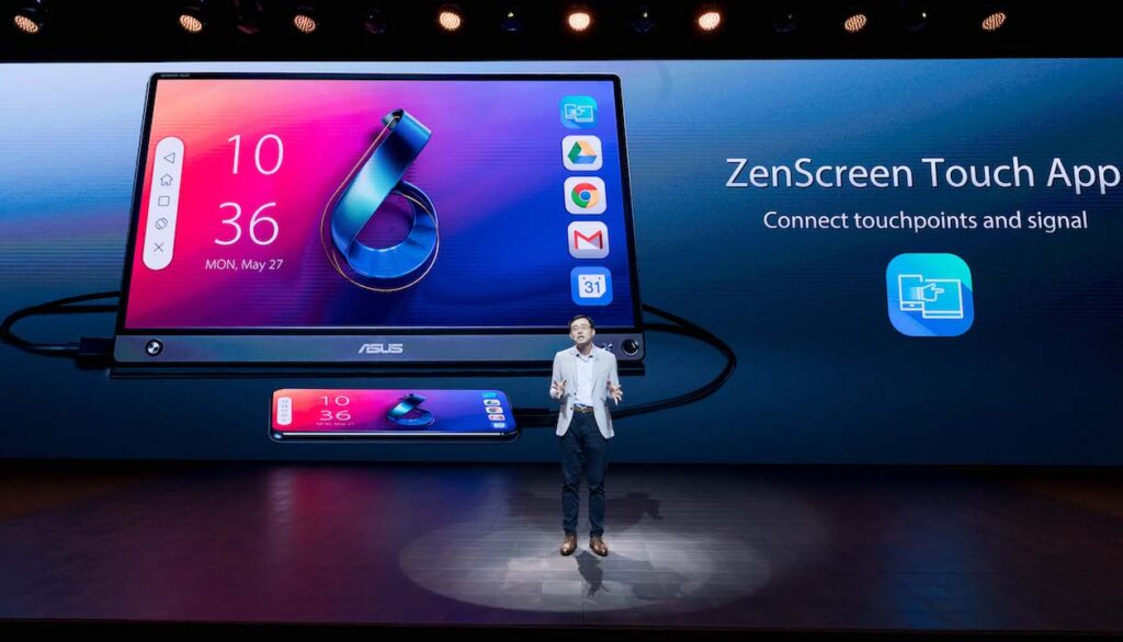 ASUS Introduces the ZenScreen Touch App Which Enables the Display and Control of Apps from Android Phones