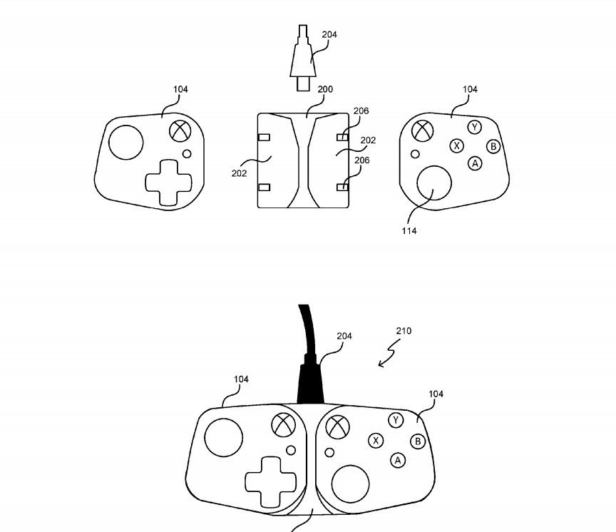 mobile gaming device patent controller