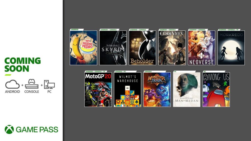 Xbox Game Pass-Dicembre 2020
