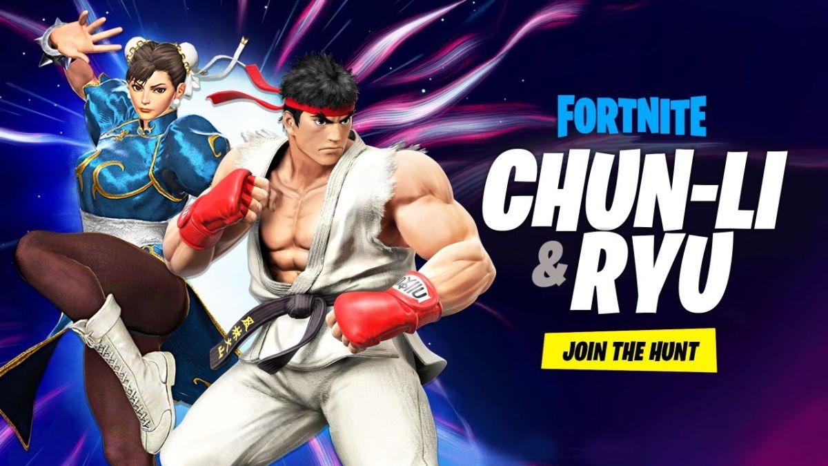 Fortnite-Street Fighter 2-Ryu-Chun-Li