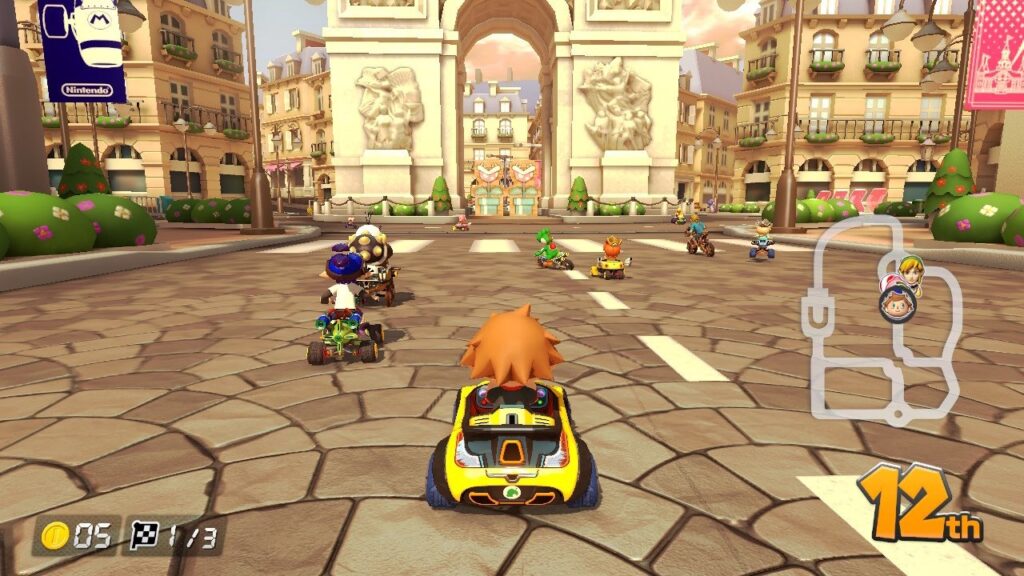 Promenade di Parigi Mario Kart 8 Deluxe