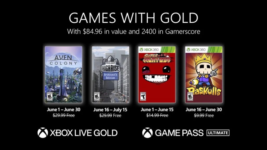 Games-With-Gold-LIVE GOLD GIUGNO