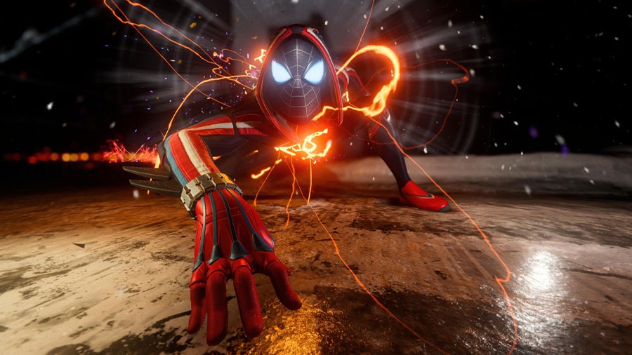 in-game photography spider-man