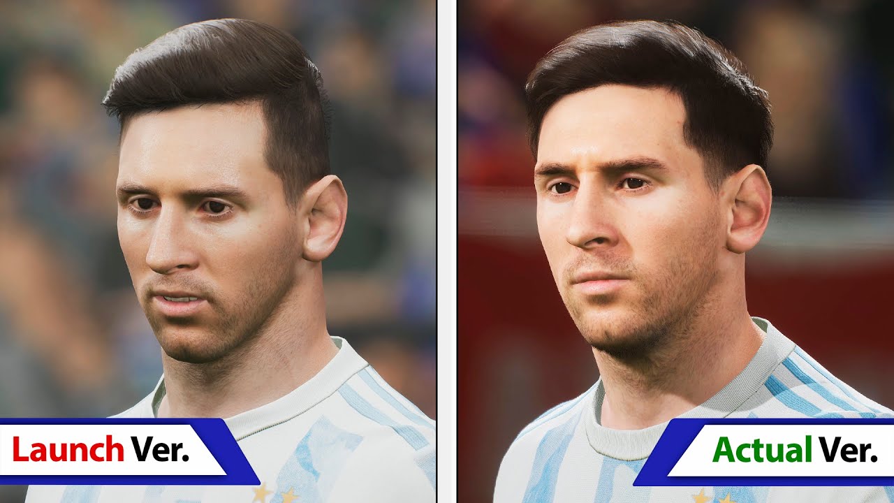 Un confronto con il face design di Lionel Messi