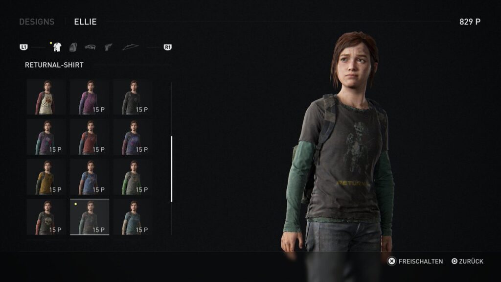 The Last of Us Parte I skin