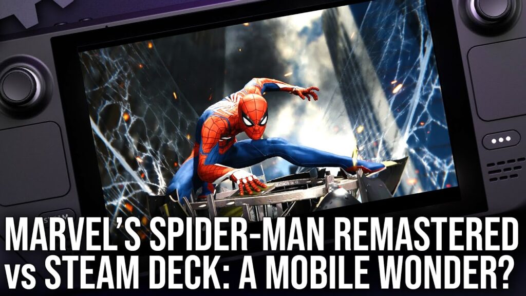 marvels spider-man steam deck ayaneo digital foundry