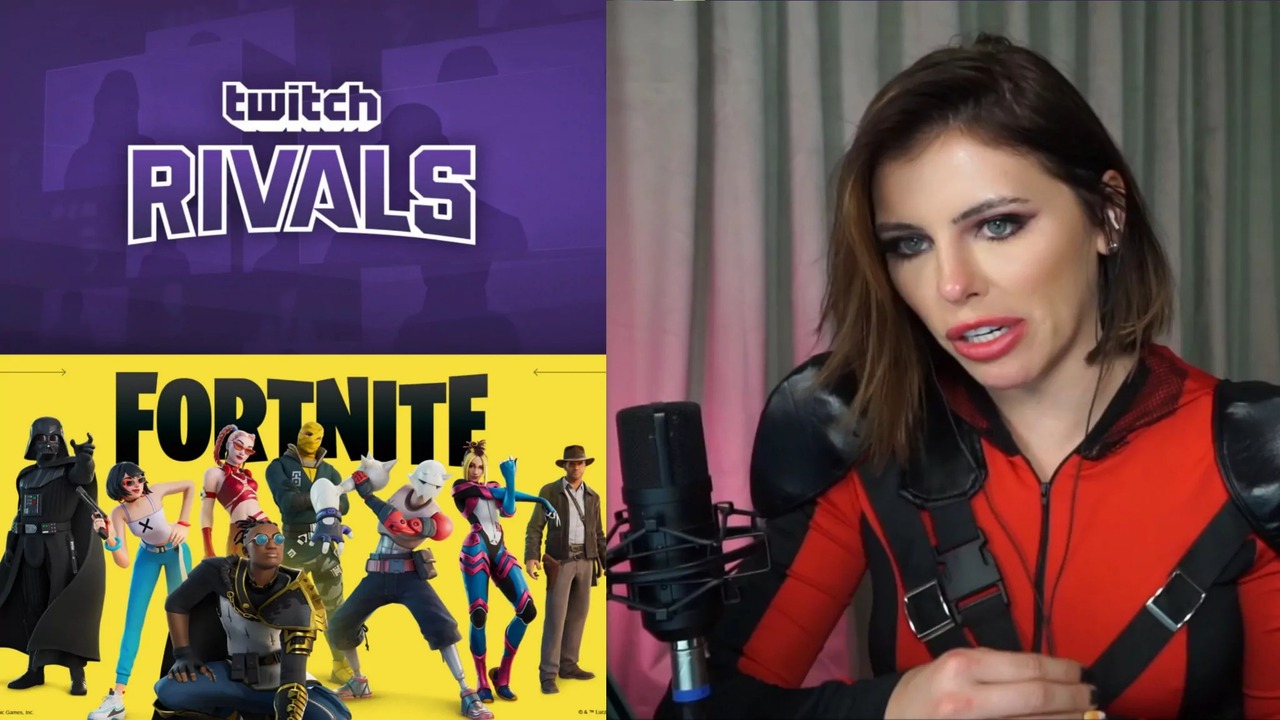 Twitch Rivals Fortnite Lex Pornostar Adriana Chechik Esclusa Game Experienceit