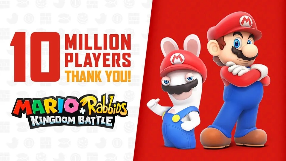 Mario + Rabbids: Kingdom Battle raggiunge 10 milioni di giocatori