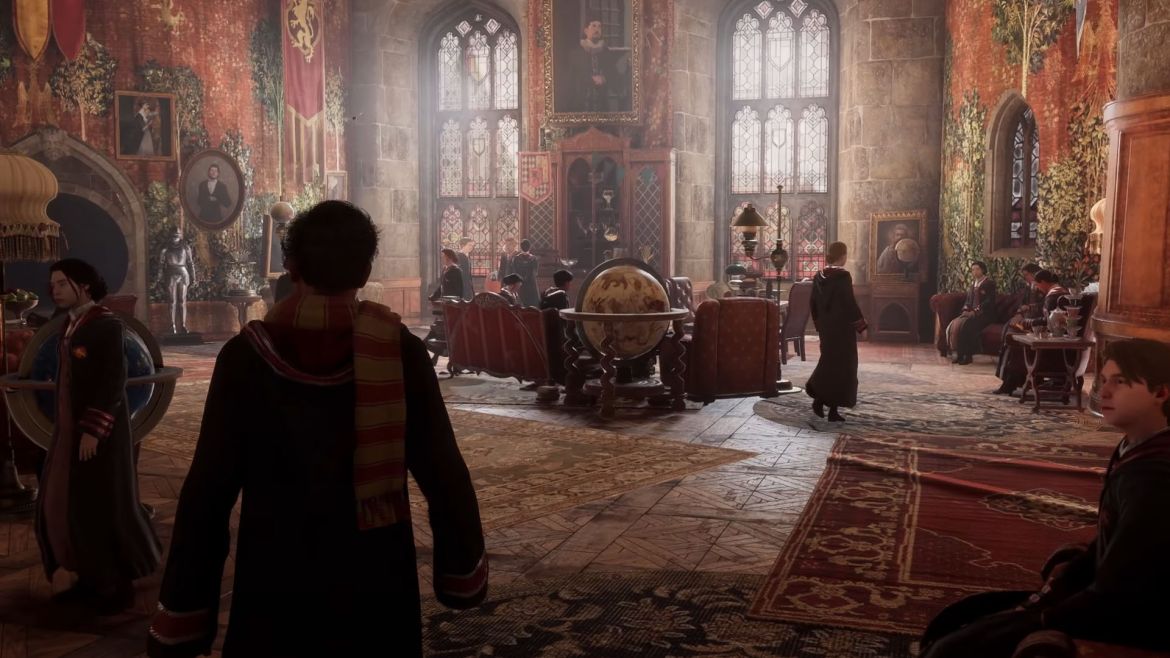 Hogwarts Legacy, la sala dei Grifon D'oro