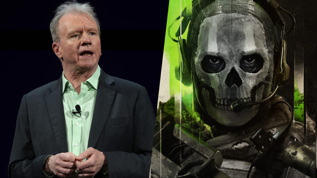 Jim Ryan con Ghost di Call of Duty: Modern warfare II