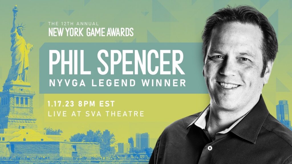 Phil Spencer premiato ai New New York Game Awards 2023