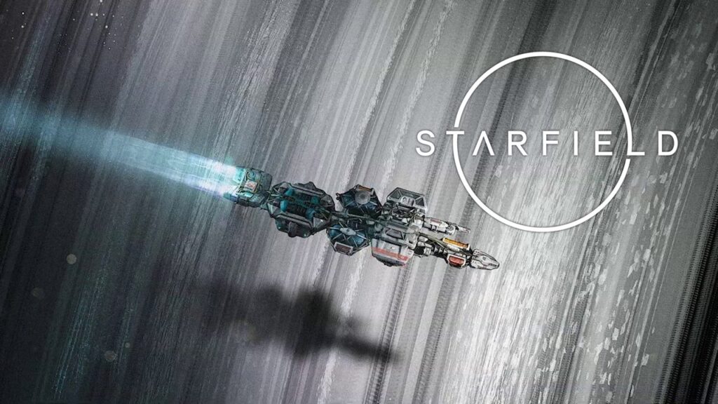 La nave di Starfield mentre attraversa lo spazio