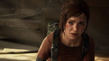 Ellie con sguardo perplesso in The Last of Us: Parte I