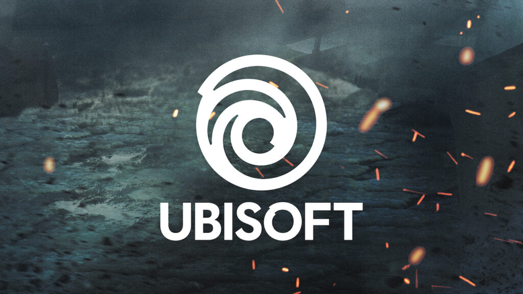 Il logo di Ubisoft in primo piano