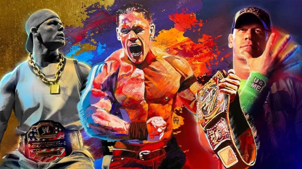 John Cena sulla copertina di WWE 2K23