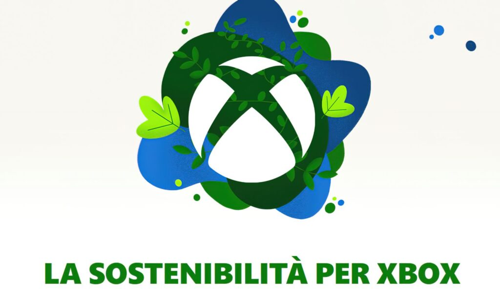 Il logo di Xbox dedicato alla sostenibilità