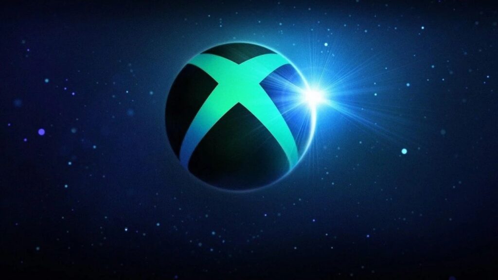 Xbox con il logo in prima piano