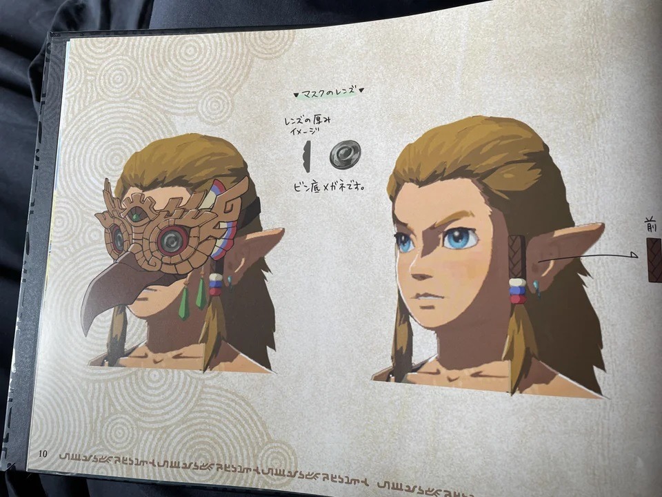 Immagine dall'artbook di The Legend of Zelda: Tears of the Kingdom