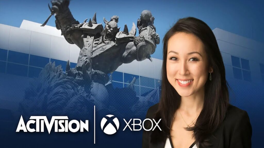 Lulu Cheng Meservey di Activision Blizzard con il logo di Xbox