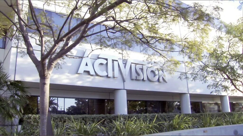 L'edificio di Activision Blizzard con il logo