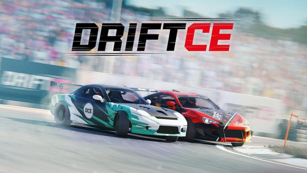 Due auto di DriftCE con il logo