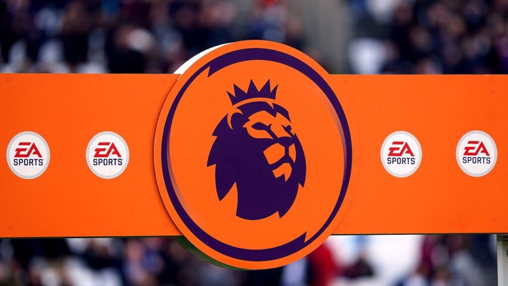 Il logo di Electronic Arts e della Premier League