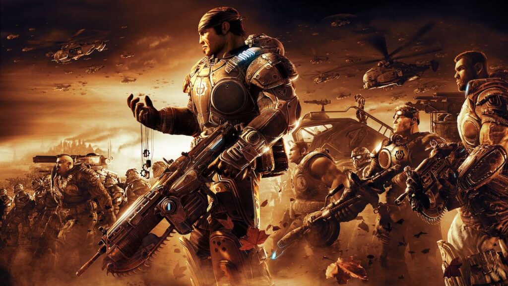 Marcus Fenix e gli altri personaggi principali di Gears of War 2