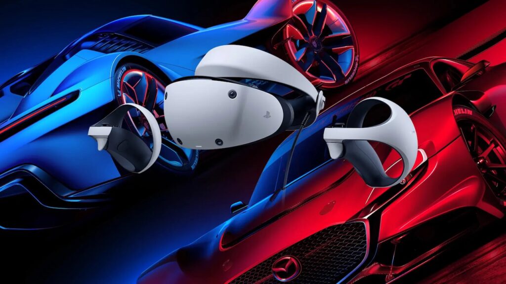 Il logo di Gran Turismo 7 con PlayStation VR2