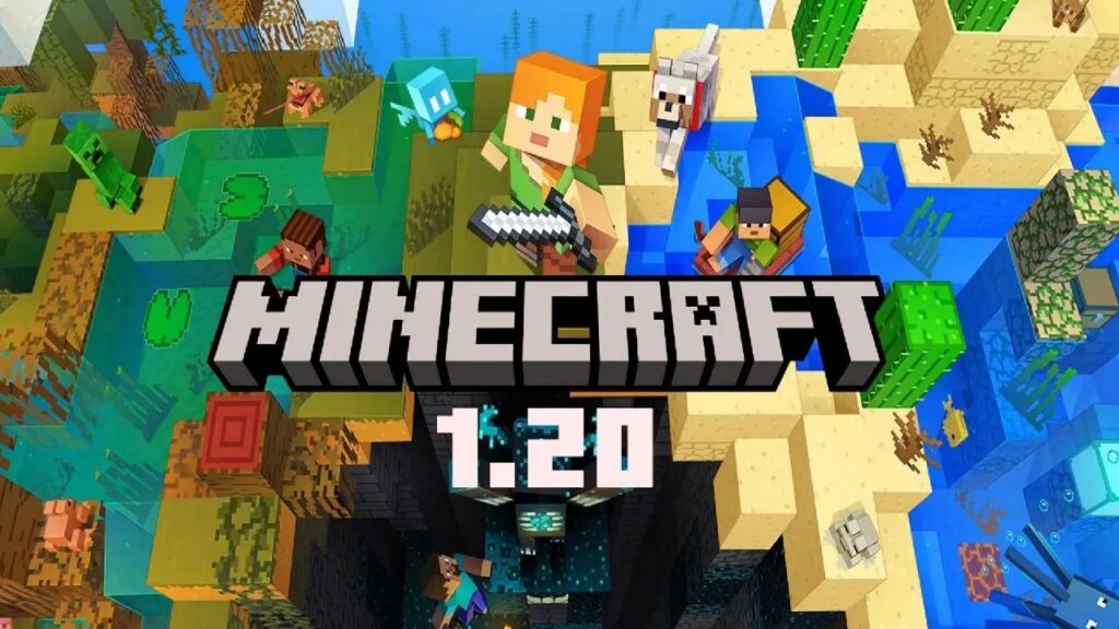 Il logo della patch 1.20 di Minecraft