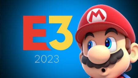 Super Mario ed il logo dell'E3 2023