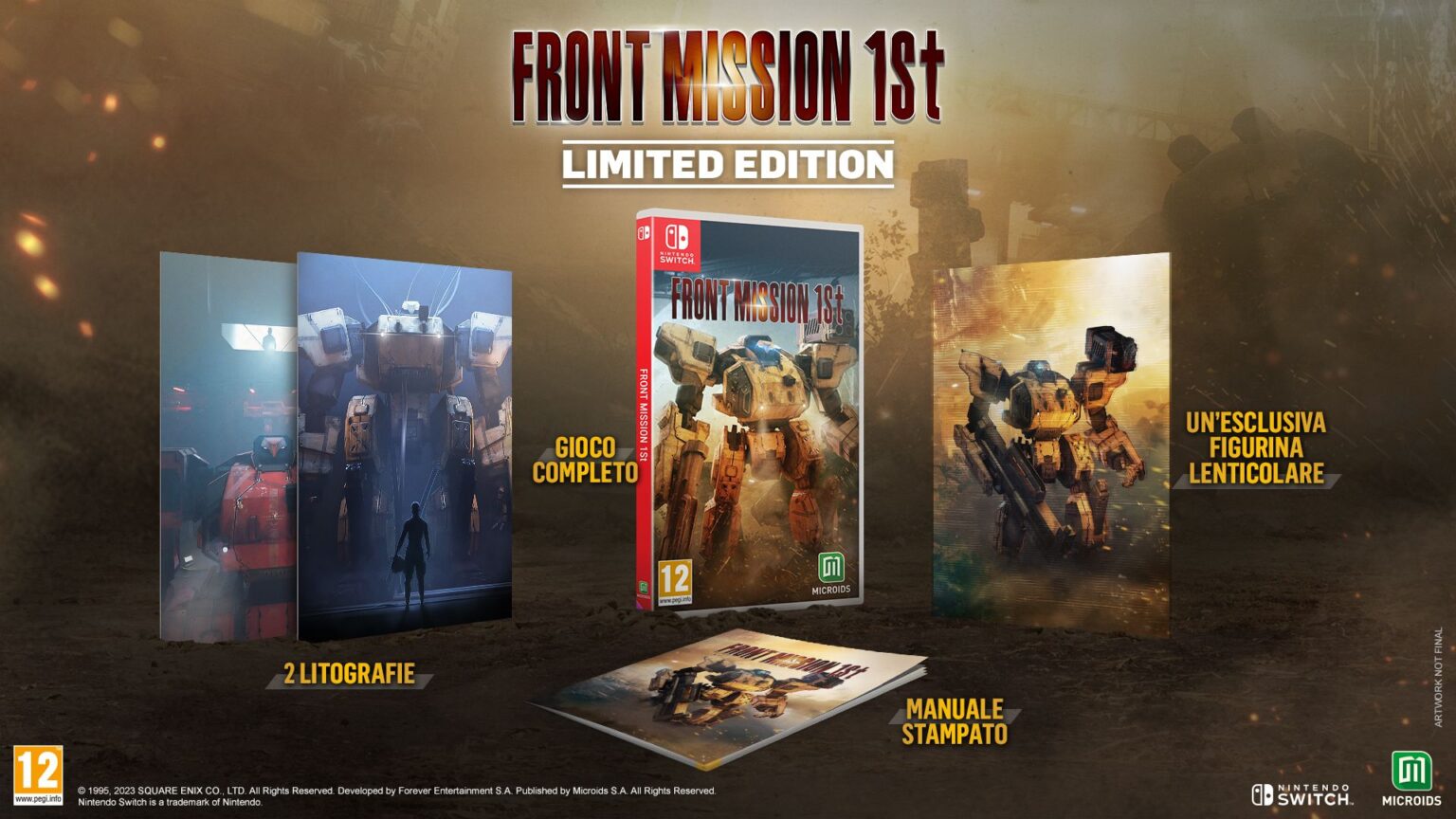 Annunciata la limited edition di Front Mission 1st Remake