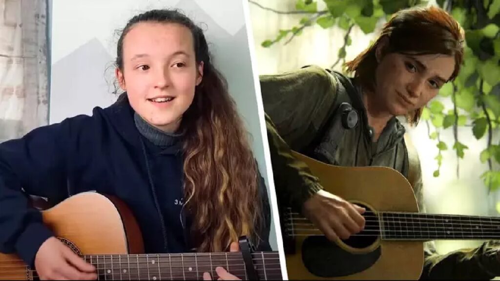 bella ramsey chitarra the last of us