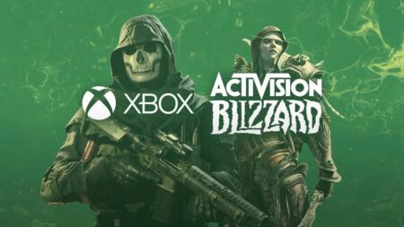 Ghost di Call of Duty con i loghi di Xbox e di Activision Blizzard