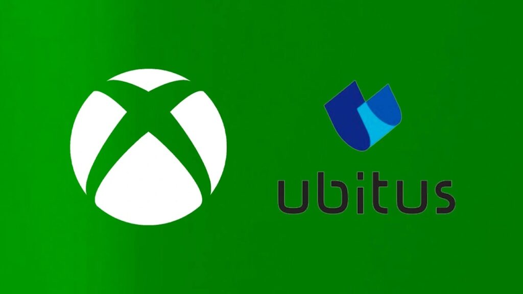 Il logo di Xbox con al fianco quello di Ubitus