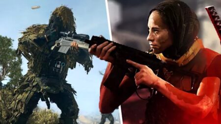 Due soldati di Call of Duty: Warzone 2.0 mentre prendono la mira con un'arma