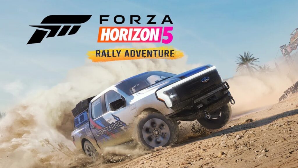 L'auto principale di Forza Horizon 5 Rally Adventure mentre sfreccia sulla sabbia