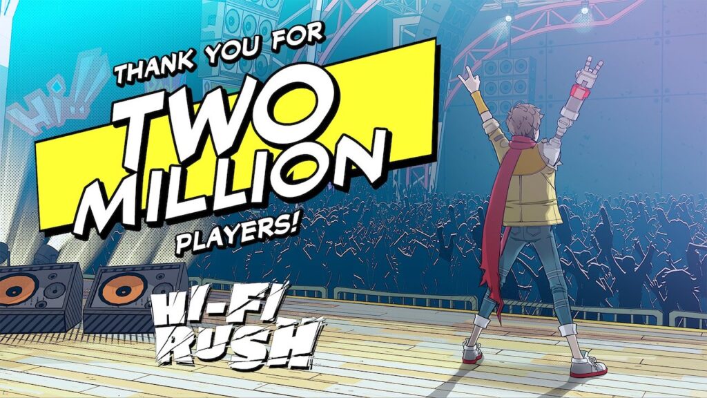 Hi-Fi Rush ed il logo dei due milioni di giocatori