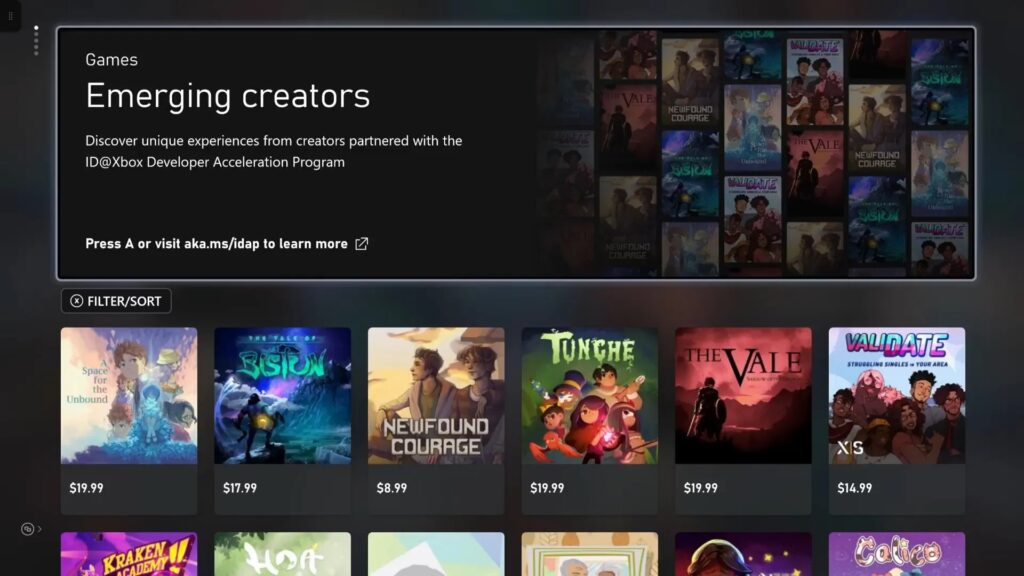 id@xbox developer accelerator program