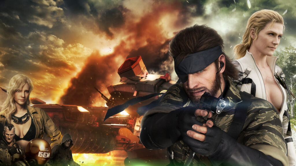 Big Boss e gli altri protagonisti di Metal Gear Solid 3 Remake in primo piano