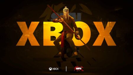 Sifu, l’edizione fisica per Xbox è ora disponibile Il protagonista di Sifu con il logo Xbox sullo sfondo