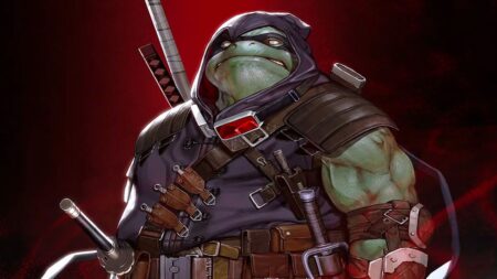 Il protagonista di Teenage Mutant Ninja Turtles: The Last Ronin in primo piano