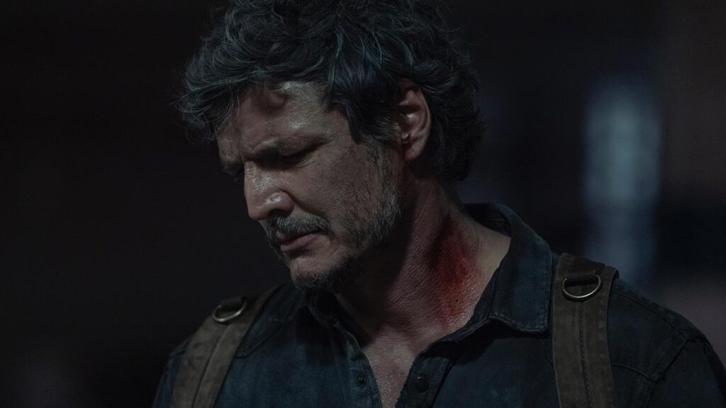 La disperazione di Joel, in un primo piano