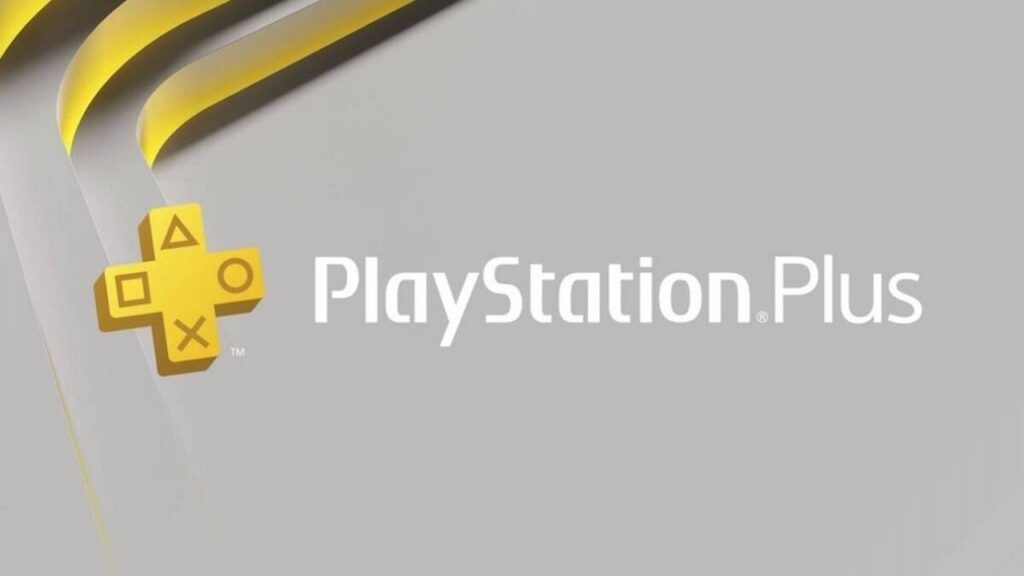 Il logo del PlayStation Plus in primo piano