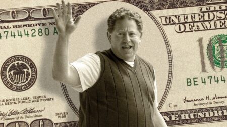 Il faccione di Bobby Kotick su una banconota