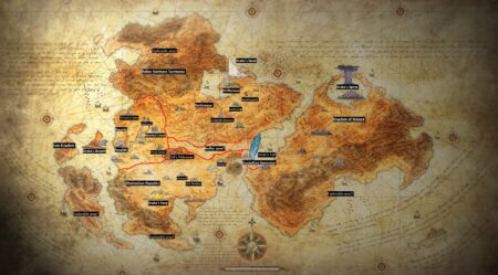 la mappa di final fantasy 16 creata da un utente
