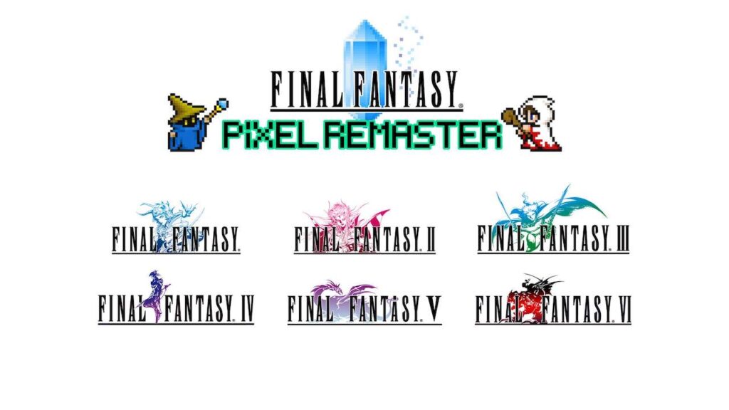 I giochi inclusi nella Final Fantasy Pixel Remaster Collection