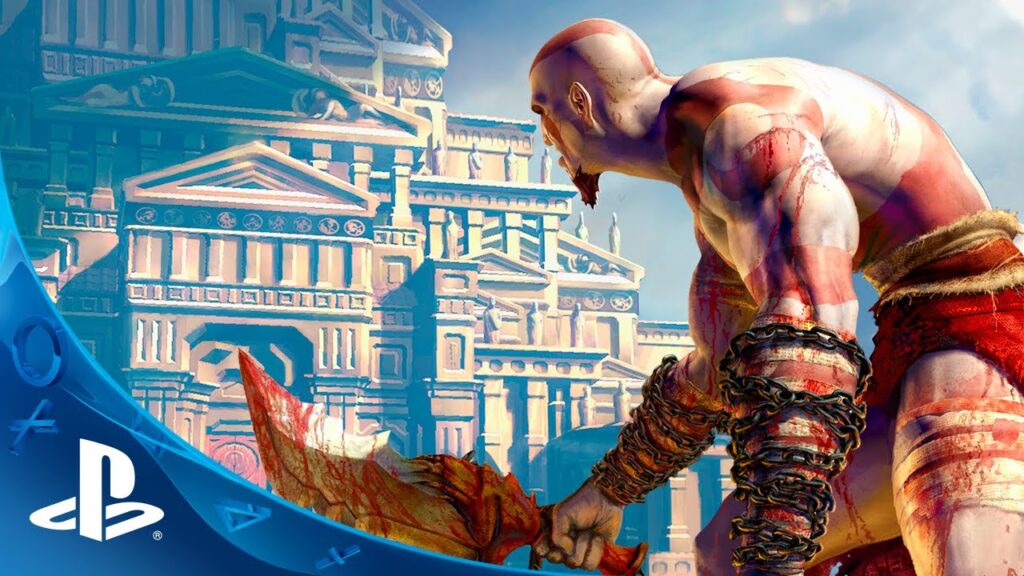 Kratos di God of War in primo piano